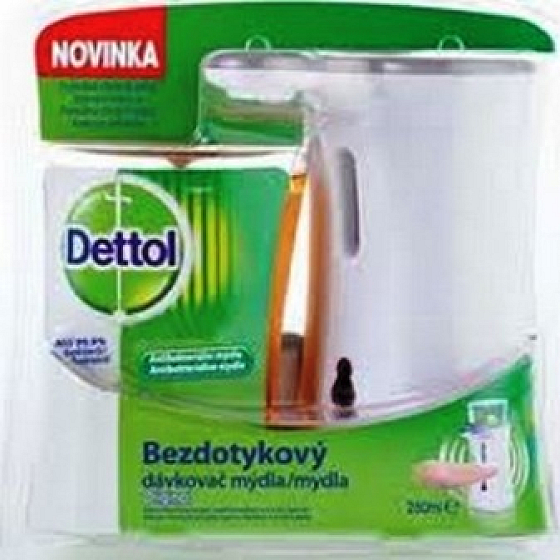 Dettol Original berührungsloser Seifenspender, Maschine + antibakterielle Nachfüllung mit Seife