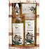 Bohemia Gifts Wine Spa Weinkosmetik Traubenöl und Rebenextrakt Duschgel 250 ml + Ölbad 500 ml + Toilettenseife 70 g, Kosmetikset