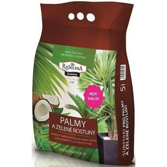 Torf Soběslav Substrat für Palmen und Grünpflanzen 5 l