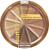Rimmel London Sun Shimmer Schimmernder Bronzer 3in1 Bronzepulver 002 Bronzegöttin 9,9 g