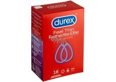 Durex Feel Thin Fatherlite Elite Kondom extra fein für höhere Empfindlichkeit Nennbreite: 56 mm 18 Stück