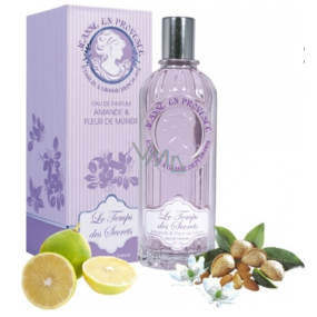 Jeanne und Provence Le Temps des Secrets Mandeln und Brombeerblüten parfümiertes Wasser für Frauen 60 ml
