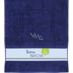 Albi Towel Crack Bruder dunkelblau 90 cm × 50 cm