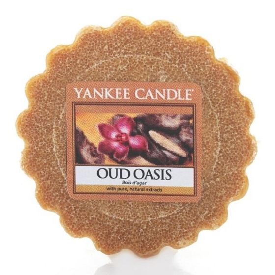 Yankee Candle Oud Oasis - Oasis Duftwachs für Duftlampe 22 g