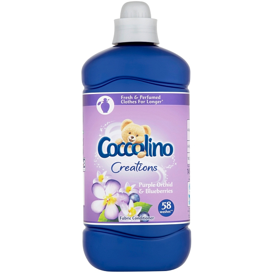 Coccolino Creations Purple Orchid & Blueberry Weichspülerkonzentrat 58 Waschladungen 1,45 l
