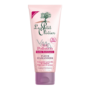 Le Petit Olivier Mandelblütenreinigung Peeling Hautgel für empfindliche Haut 75 ml