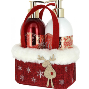 Vivian Grey Christmas Red Flüssigseife 250 ml + Handlotion 250 ml, Kosmetikset