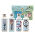 Bohemia Gifts Boho Style - Travel Pack Duschgel 50 ml + Haarshampoo 50 ml + Bodylotion 50 ml + Flasche 50 ml, Reisekosmetikpaket, Kosmetikset