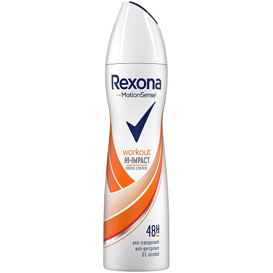 Rexona WorkOut Hi-Impact Antitranspirant Deodorant Spray für Frauen 150 ml
