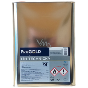 Progold Technischer Alkohol für Alkoholherde, für technische Zwecke 9 l beschädigte Verpackung