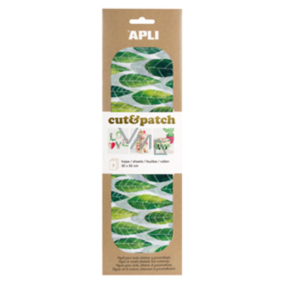 Apli Cut & Patch Papier für Servietten-Technik Grüne Blätter 30 x 50 cm 3 Stück
