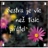 Albi Magnet Sister ist mehr als tausend Freunde 6,5 x 6,5 cm