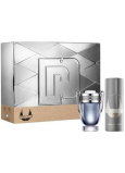 Paco Rabanne Invictus Eau de Toilette 100 ml + Deodorant Spray 150 ml, Geschenkset für Männer