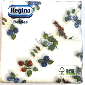 Regina Beeren Papierservietten 1lagig 33 x 33 cm 45 Stück Obst