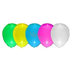 Ballon LED leuchtend bunt gemischt 30 cm 5 Stück