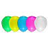 Ballon LED leuchtend bunt gemischt 30 cm 5 Stück