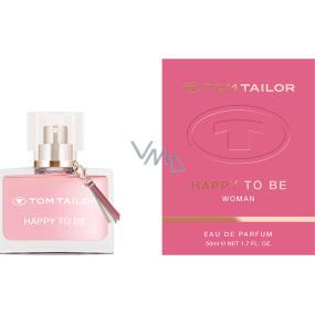 Tom Tailor Happy To Be Eau de Parfum für Frauen 50 ml