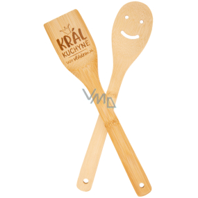 Albi Set von Kochern mit Widmung König der Küche 13 cm x 30 cm