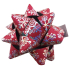 Nekupto Seestern mittel Luxus Rot 6,5 cm