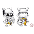 Charme Sterling Silber 925 Marvel Guardians of the Galaxy, Raccoon Rocket, Perle auf Armband Film
