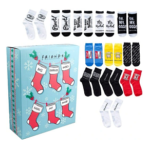 Friends Adventskalender offiziell lizenzierte 12 Tage Socke