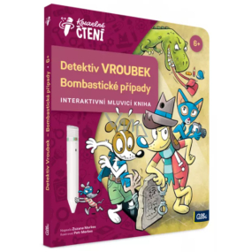 Albi Magisches Lesen interaktives sprechendes Buch Detektiv Vroubek Bombastische Fälle, Alter 6+