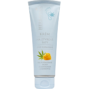 Herbavera Fußcreme für verhornte Fersen mit Lanolin und Hanf, 120 ml