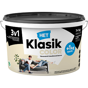 Het Klasik Color Malerfarbe, 0017 weiß-sahne, 7+1 kg
