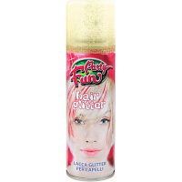 Party Fun Haarspray mit Glitzer silber, 125 ml
