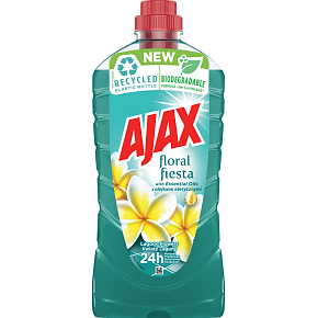 Ajax für Böden und Oberflächen Floral Fiesta Lagoon Flowers universeller Reiniger, Blumen, 1 l