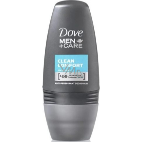 Dove Men + Care Clean Comfort Ball Antitranspirant Deodorant Roll-On für Männer 50 ml