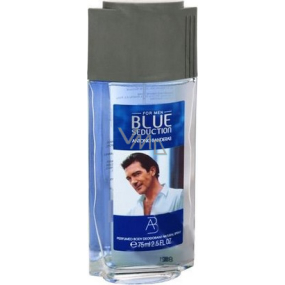 Antonio Banderas Blue Seduction Männer parfümiertes Deodorantglas für Männer 75 ml Tester