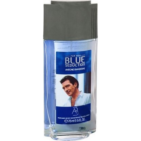 Antonio Banderas Blue Seduction Männer parfümiertes Deodorantglas für Männer 75 ml Tester