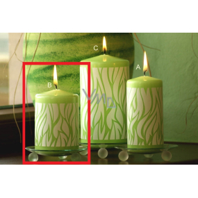 Lima Savana Kerze grün Zylinder 70 x 100 mm 1 Stück