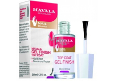 Mavala Gel Finish Top Coat Decklack mit Gel-Effekt verhindert das Spalten von Nägeln und vorzeitiges Abblättern des Lackes 10 ml