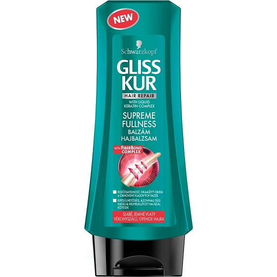 Gliss Kur Supreme Fullness Balsam für schwaches und feines Haar 200 ml