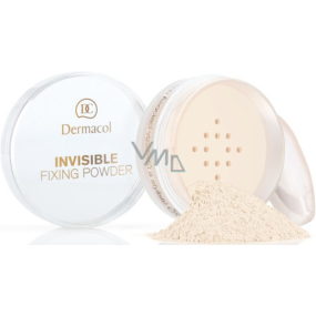 Dermacol Invisible Fixing Powder Transparentes Fixierpulver Weiß 13,5 g