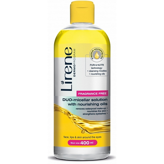 Lirene Duo Mizellenwasser mit pflegendem Öl 400 ml