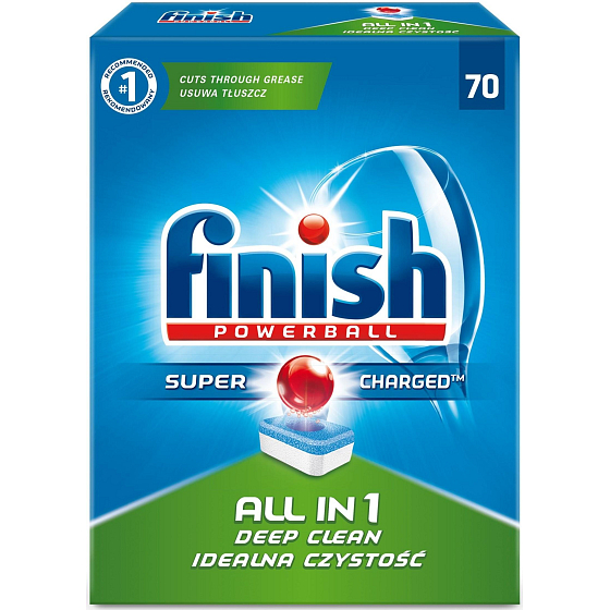 Fertig All in 1 Deep Clean Tabletten in der Spülmaschine 70 Stück