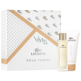 Lacoste pour Femme parfümiertes Wasser 50 ml + Körperlotion 100 ml, Geschenkset