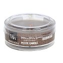 WoodWick Oudwood - Duftkerze aus Harz mit hölzernem Docht petite 31 g