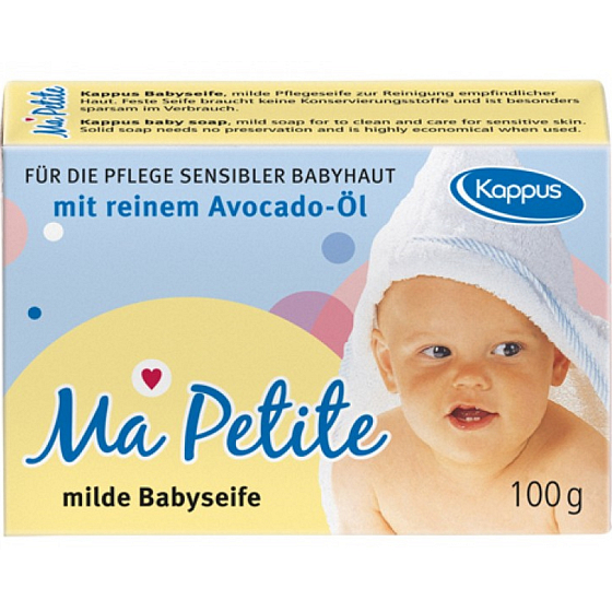 Kappus Avocadoöl natürliche Toilettenseife für Kinder 100 g