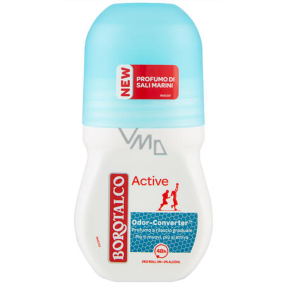 Borotalco Active Meersalzkugel Antitranspirant Deodorant Roll-On Unisex 50 ml