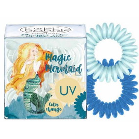 Invisibobble Magic Mermaid Ocean Tango Farbwechsel Haar blau Spirale 3 Stück