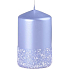 Emocio Frosted Candle Ice Blue Zylinder 60 x 100 mm