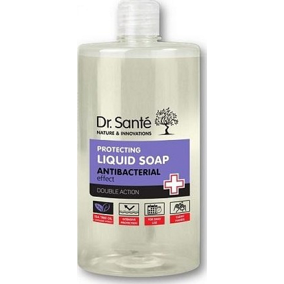 DR. Santé Antibakterielle Teekanne und Lavendel flüssige Handschutzseife 500 ml