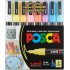 Posca Universal-Acrylmarker-Set 0,9 - 1,3 mm Mix aus Pastellfarben 8 Stück PC-3M