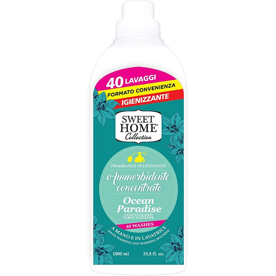 Sweet Home Ocean Paradise - Meeresbrise konzentrierter Weichspüler 40 Dosen 1 l