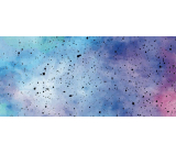 Albi Grußkarte Umschlag Rosa Universum 9 x 19 cm