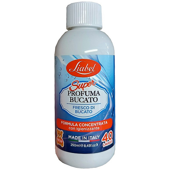 Liabel Fresco Di Bucato - Frischer Wäscheduft für Wäsche 40 Dosen 250 ml